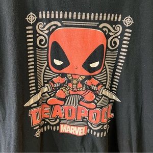 Marvel Funko Deadpool Graphic T-Shirt Unisex Large